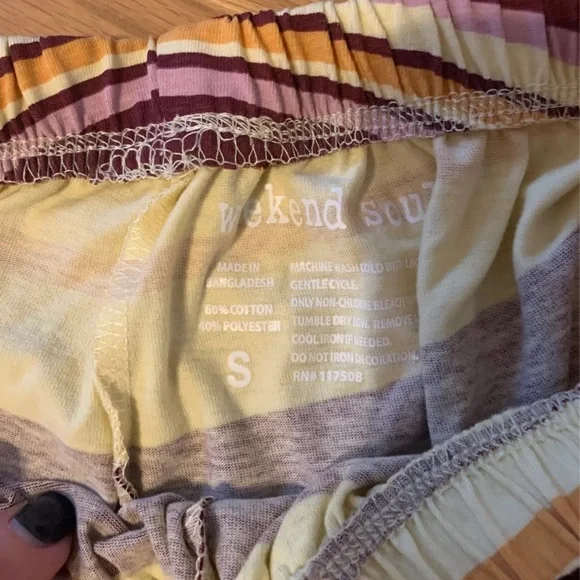 3/$20 - Weekend Soul Los Angeles Pajama Set, S - Picture 6 of 7